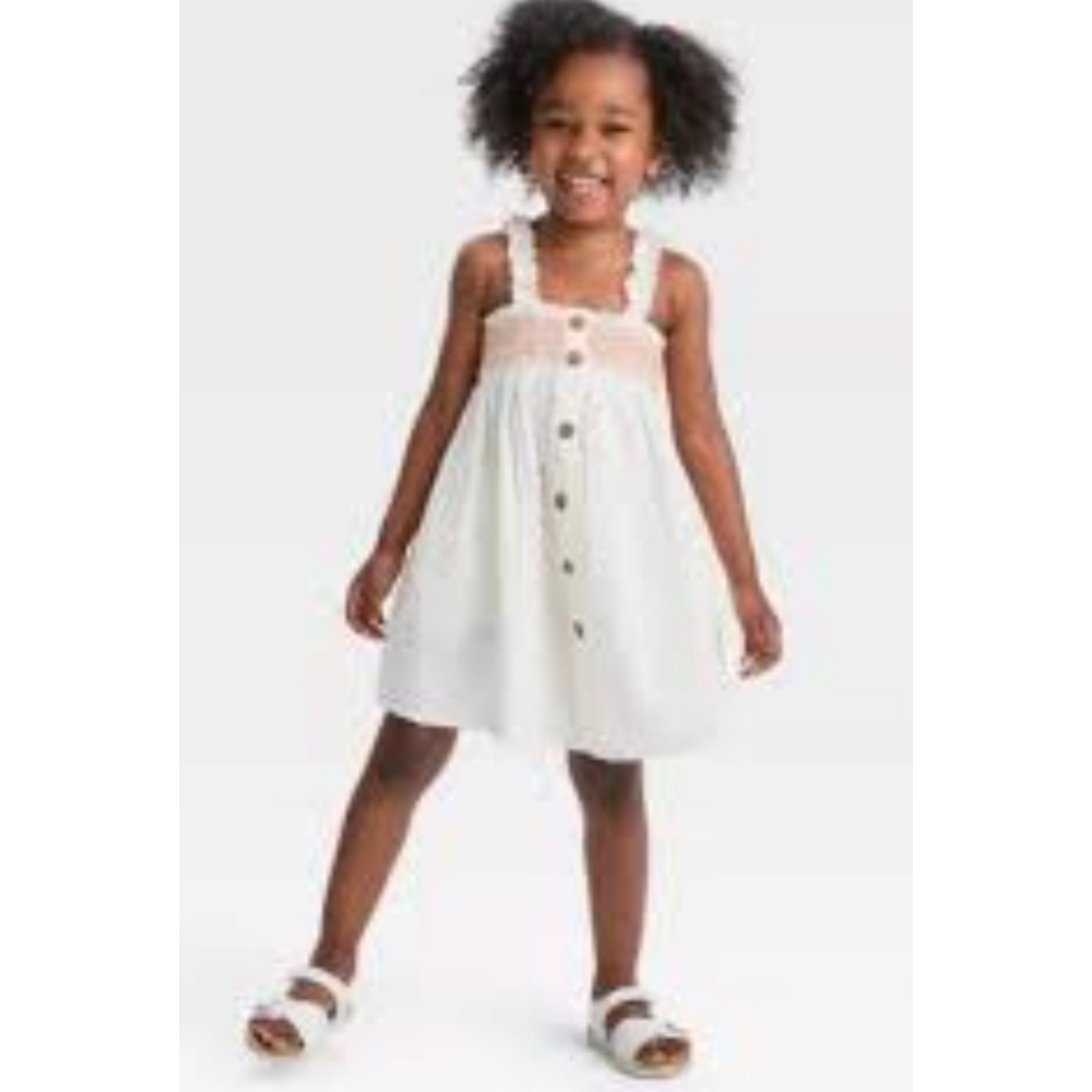 Cat & Jack Dress  White Size 3T